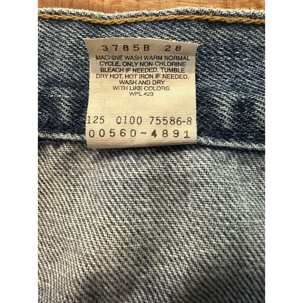Vintage Levi's 560 Jeans Y2K 90s Loose Fit Tapered Leg Blue Denim Size 40x32